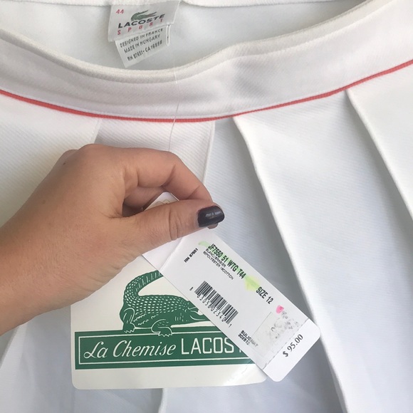 Lacoste Classic Tennis Skirt - 44 - Picture 4 of 8